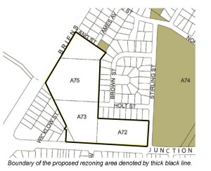 Cadastral Map of Rezoning Area