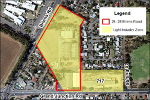 Map of Rezoning Area